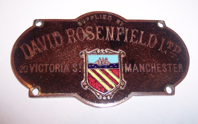 Car Dealer's Plaque
